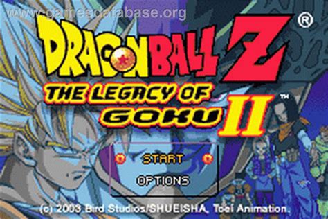 Budokai tenkaichi 2, originally published as dragon ball z: Dragonball Z: Legacy of Goku 2 - Nintendo Game Boy Advance - Games Database