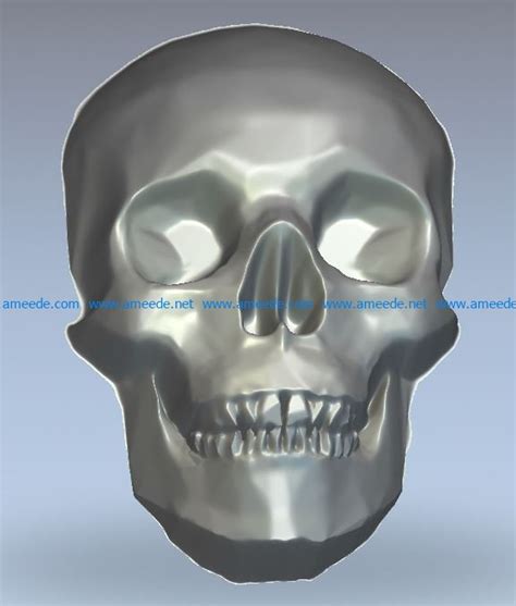 Skull Wood Carving File Stl For Artcam And Aspire Jdpaint Free Vector