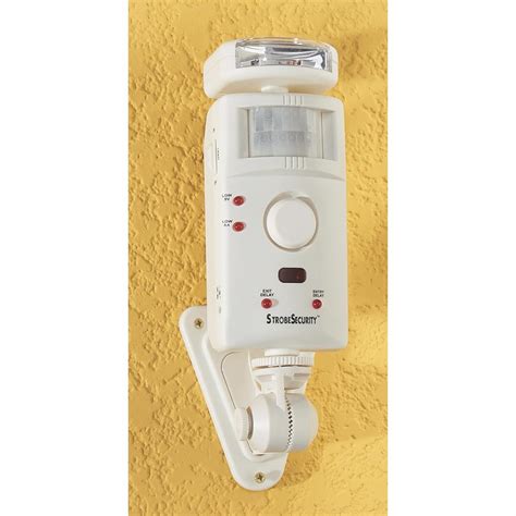 Motion Sensor Alarm With Strobe 416820 Solar And Outdoor Lighting