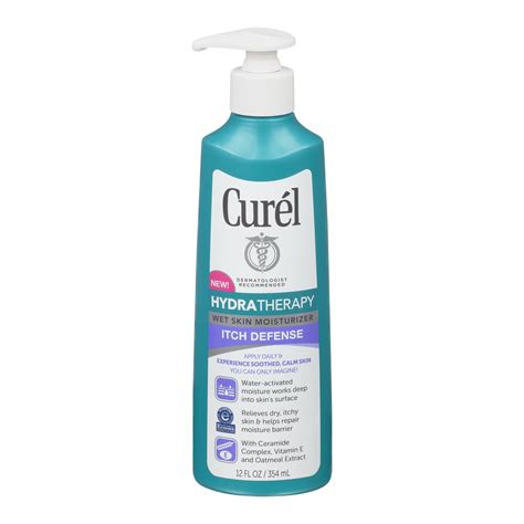 Curel Hydra Therapy Itch Defense In Shower Wet Skin Lotion Advanced Ceramide Complex
