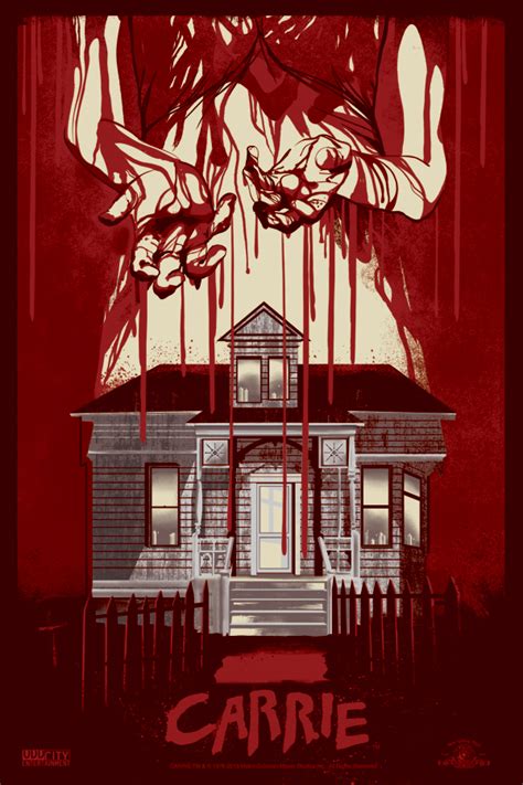 Carrie Screenprint Poster From Odd City Entertainments Jessica Deahl
