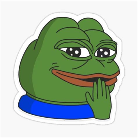 Pepe The Frog Laugh Meme Sticker For Sale By Alex 62 Redbubble
