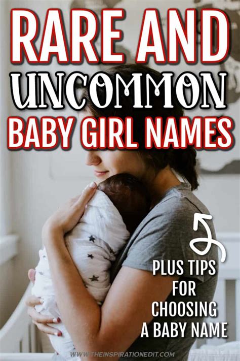 30 Uncommon Girl Names You Will Love · The Inspiration Edit