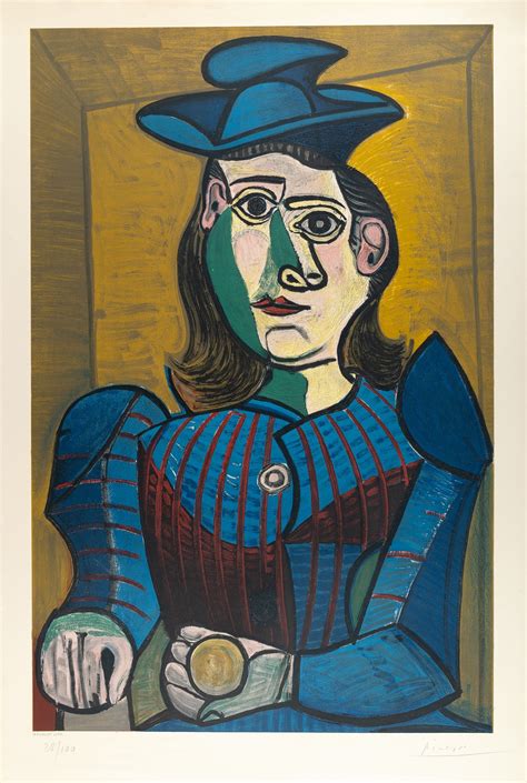 Pablo Picasso Seated Woman Dora Maar 1955 Mutualart