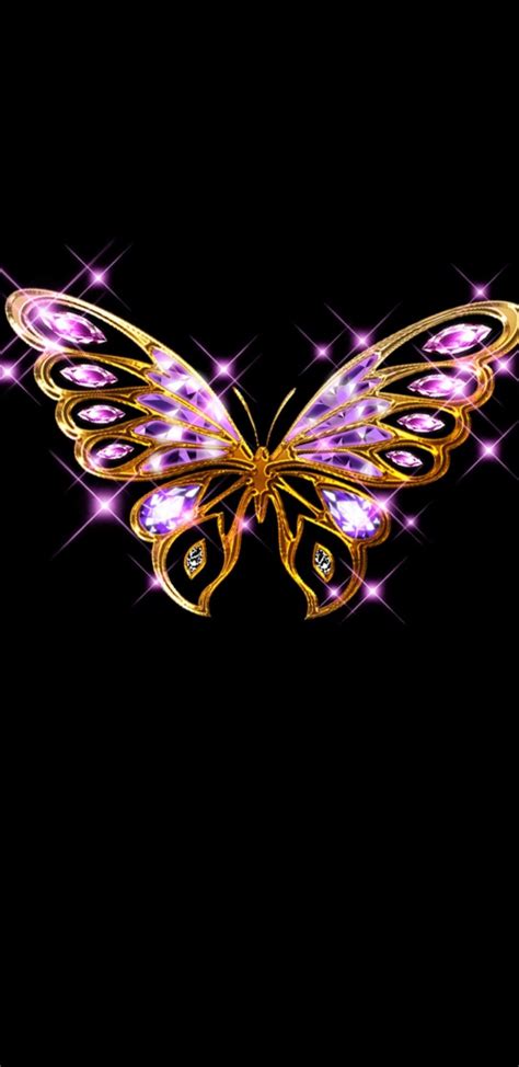 Wallpaperby Artist Unknown Butterfly Background Butterfly Gold