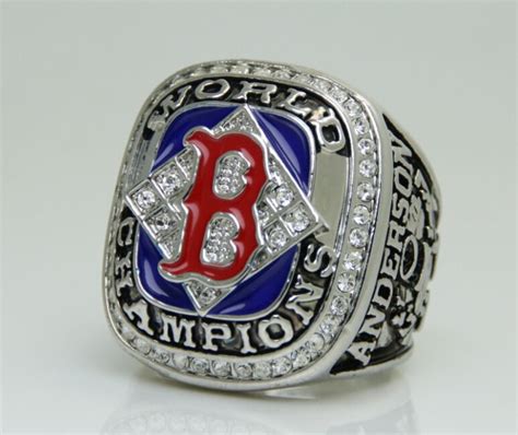 2004 Boston Red Sox World Series Championship Ring 11 Size Name Anderson