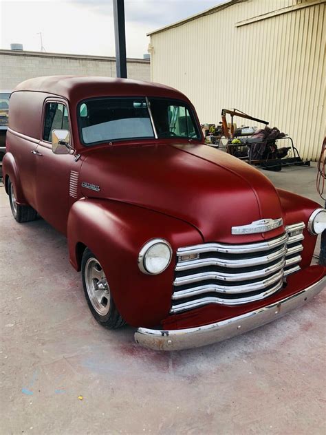 1953 Chevy Panel Truck Street Rod For Sale Photos Technical