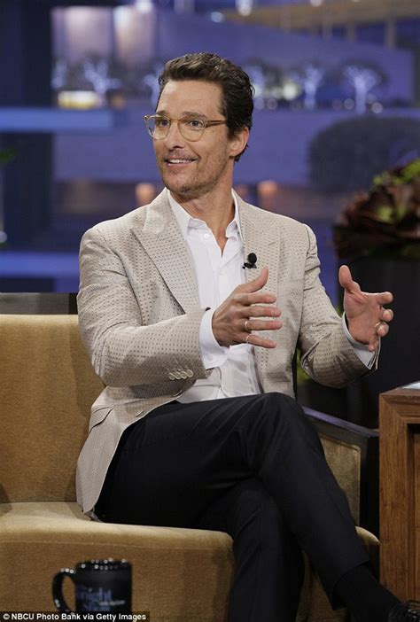 Matthew Mcconaughey Wears Smart Reading Glasses For Tonight Show