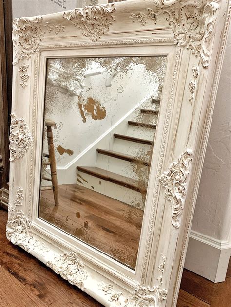 See more ideas about antique paint, painted furniture, painting. Chalk Painting and Antiquing A Frame | Antique mirror diy, Painting mirror frames, Antique ...