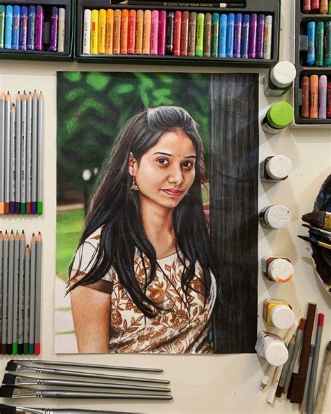 Girl Hyper Realistic Portrait Compare By Ajay Rathod
