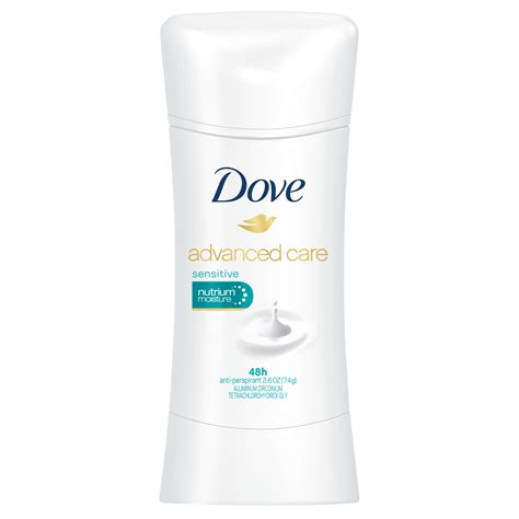 Dove Advanced Care Antiperspirant Deodorant Sensitive 2 6 Oz Walmart
