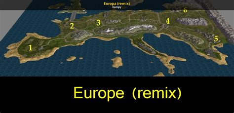 Europa Remix Command And Conquer Generals Zero Hour Maps 6 Player