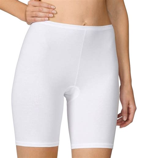 Womens Calida 26024 Comfort Stretch Cotton Long Leg Panties White S