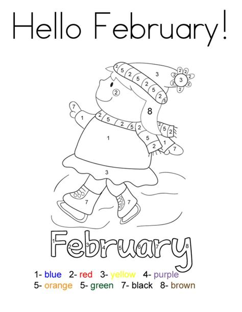 Visit classroom doodles for more february coloring pages and printables. Coloring Pages For Kids February - Gain Kid
