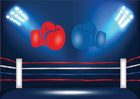 Empty Boxing Ring Clip Art Vector Images And Illustrations