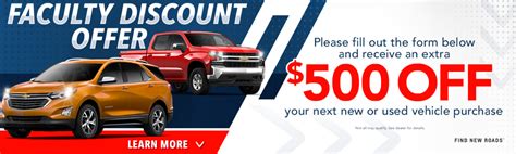Faculty Discount Offer Franklin Chevrolet