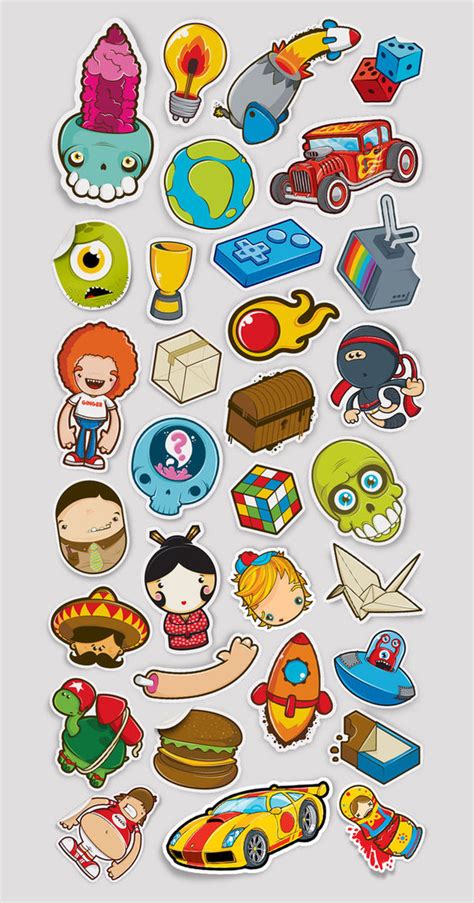 On average sticker projects start to receive designs within a few hours. Cool Sticker Design Inspiration | Browse Ideas