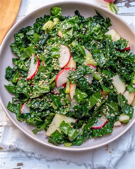 Quick And Easy Massaged Kale Salad For Clean Eating Clean Food Crush