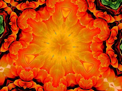 Glowing Kaleidoscope Photograph By Maureen Rose Fine Art America