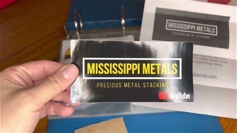 Precious Metal Stacking Coin Mail Call From Mississippimetals5784