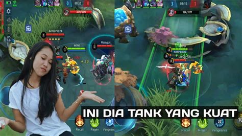 Game Play Ml Sama Pacar Part3 Tank Hylos Dan Dhyrroth Mobile Legends