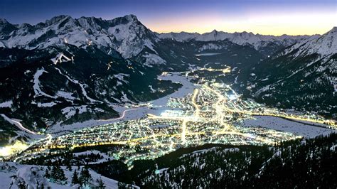 Garmisch Partenkirchen Night Bing Wallpaper Download