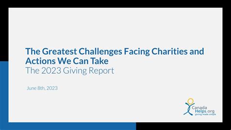 The Greatest Challenges Facing Charities And Actions We Can Take Youtube