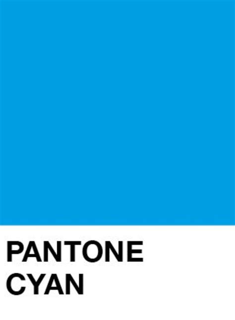 Cyan Blue Pantone Cyan Cyan Blue