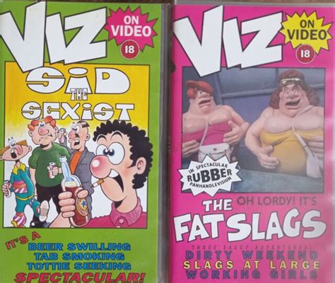 Viz Sid The Sexist The Fat Slags Vhs 1994 For Sale Online Ebay