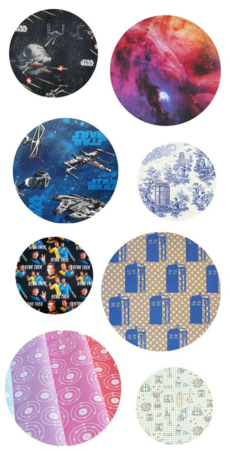 8 Geek Approved Fabrics For Your Weekend Diy Наклейки