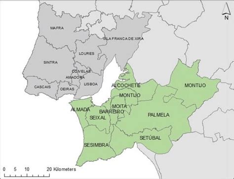 Municipalidades Pertencentes à Área Metropolitana De Lisboa Download