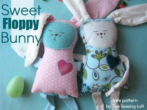 Add this stuffed bunny pattern to your sewing gift craft idea list for easter, christmas or birthdays! Sweet Floppy Bunny Pattern- free pattern | CrAfTy 2 ThE ...