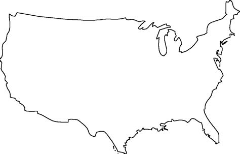 Printable Blank Outline Map Of The United States Printable Us Maps