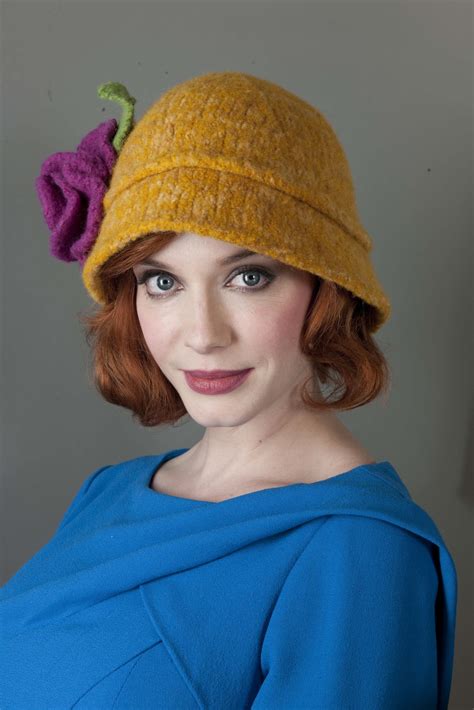 Let's say that your hat's been sat on or it's been really folded and stuffed. Cloche Hat · Extract from Heart Felt Knits by Tamara Mello ...