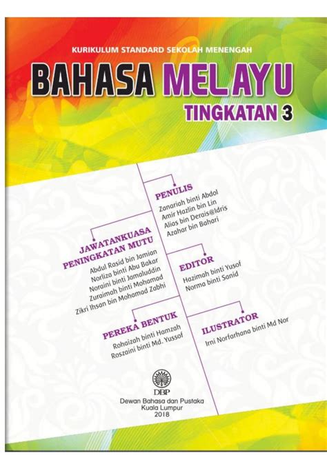 Buku teks kssr (semakan 2017) bahasa melayu (sk) tahun 1 koleksi rpt penjajaran kurikulum tingkatan 3 2020 kssm medium perkongsian bestari warga. Gambar Buku Teks Bahasa Melayu Tingkatan 1