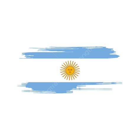 Argentina Flag Brush Stroke Vector Argentina Flag Brush Argentina