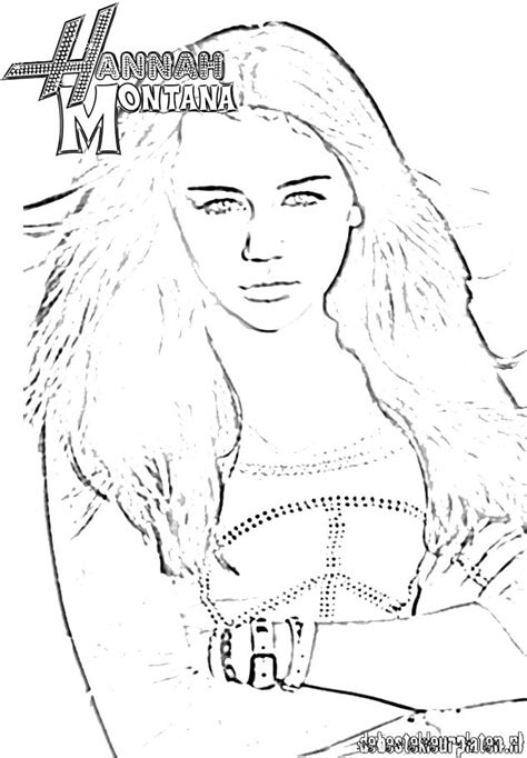 Desenhos Da Hannah Montana Para Imprimir E Colorir