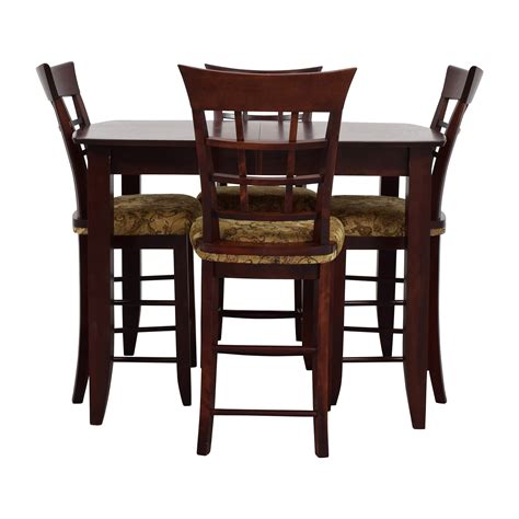 Sold by stores123 an ebay marketplace seller. 48% OFF - High Top Dining Table with Four Chairs / Tables