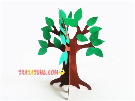 3d Paper Tree Craft