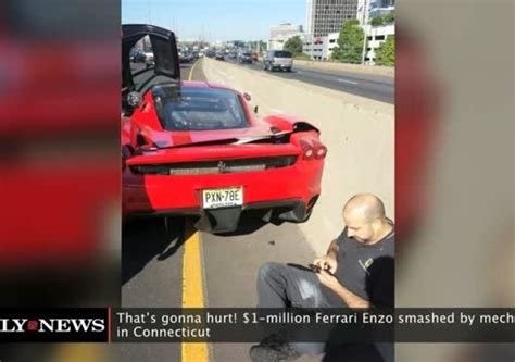 Mechanic Crashes Customers Rare Ferrari Enzo Authcom