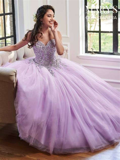 Mq2031 Marys Quinceanera In 2021 Purple Quinceanera Dresses Sweet 15 Dresses Lavender