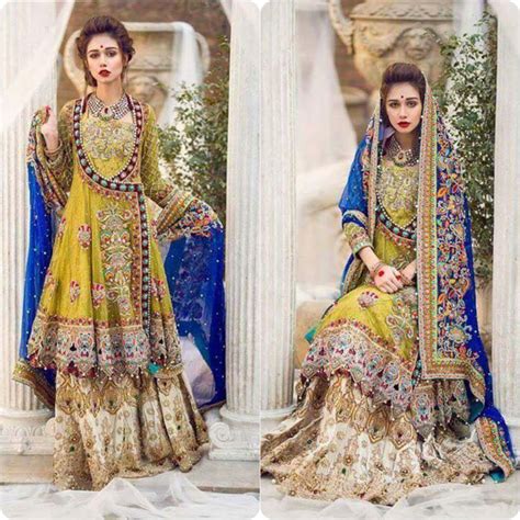 Latest Bridal Mehndi Dresses Designs 2017 18 Collection For Wedding