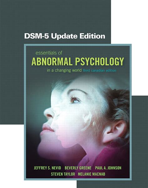 Pearson Essentials Of Abnormal Psychology Third Canadian Edition