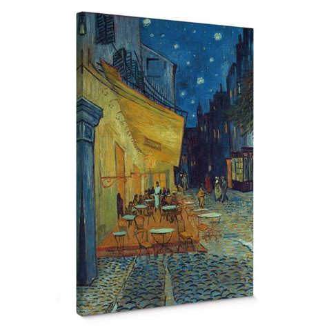 Vincent Van Gogh Caf Terrace At Night Canvas Print Wall Art Com