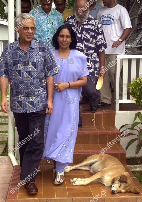 Chaudhry Deposed Fijian Prime Minister Mahendra Editorial Stock Photo