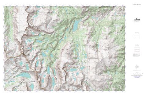 Roberts Mountain Mytopo Explorer Series Map Mytopo Map Store