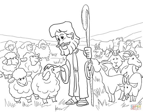 Coloring Pages For Preschoolers Parable Of Lost Sheep - Coloring Home