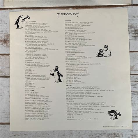 Fleetwood Mac Self Titled Album 1975 Vintage Vinyl Record Etsy