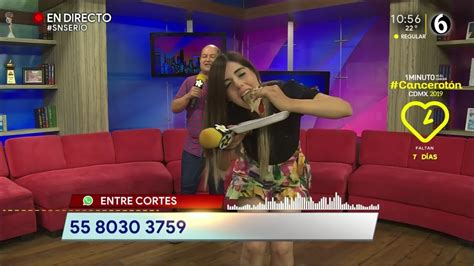 Jessica Correa Entre Cortes Snserio Multimedios 15 Agosto 2019 Youtube
