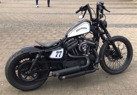Harley 48 custom bobber fully loaded 2016. Sportster 48 bobber | Bobber bikes, Sportster bobber, Harley